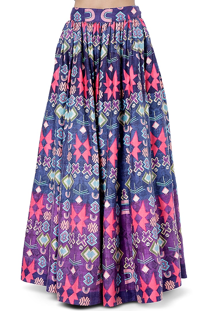 Purple & Pink Embroidered Wedding Lehenga Set by Payal Singhal at Pernia's Pop Up Shop