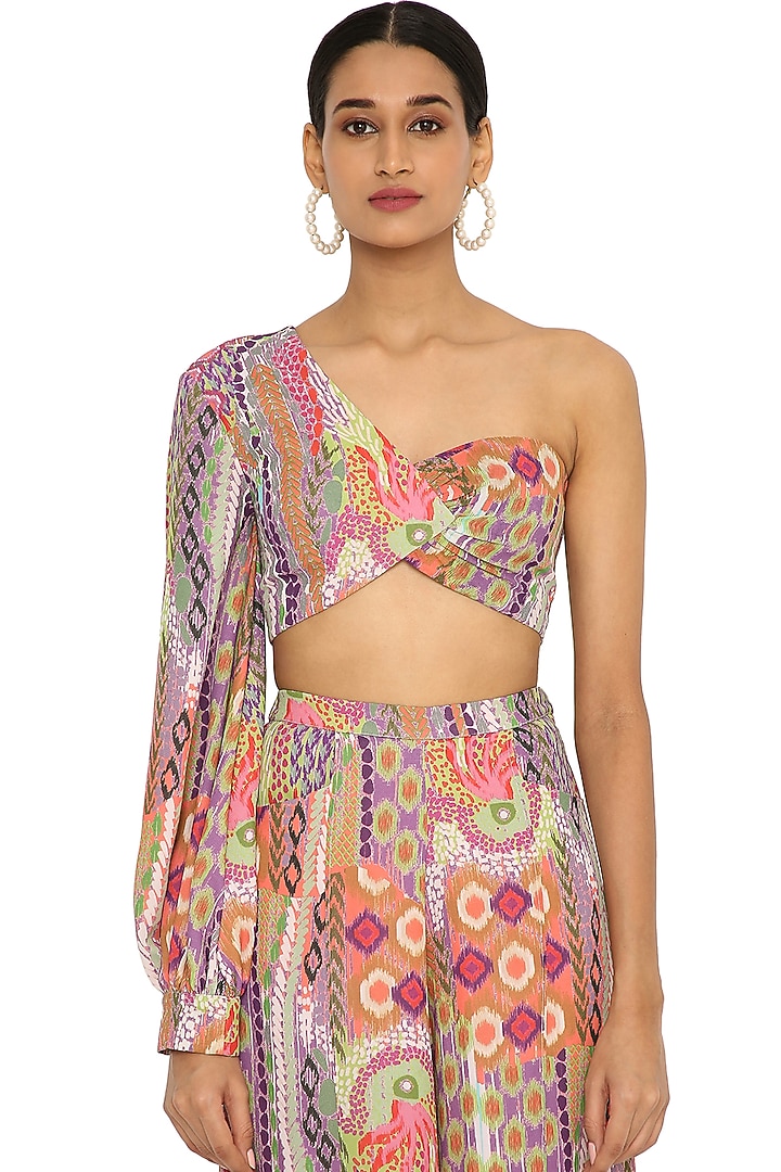 Multi-Colored African Printed Pant Set by PS Pret by Payal Singhal at Pernia's Pop Up Shop