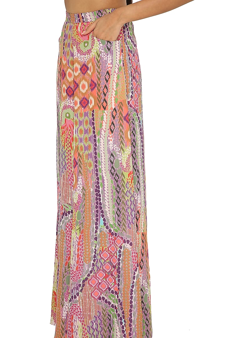 Multi-Colored African Printed Pant Set by PS Pret by Payal Singhal at Pernia's Pop Up Shop