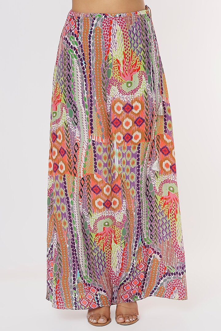 Multi-Colored Printed Skirt Set by PS Pret by Payal Singhal at Pernia's Pop Up Shop