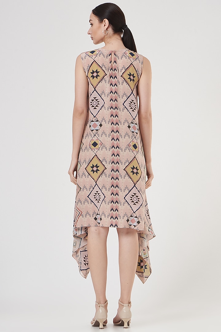 Blush Pink Printed Tunic by PS Pret by Payal Singhal at Pernia's Pop Up Shop