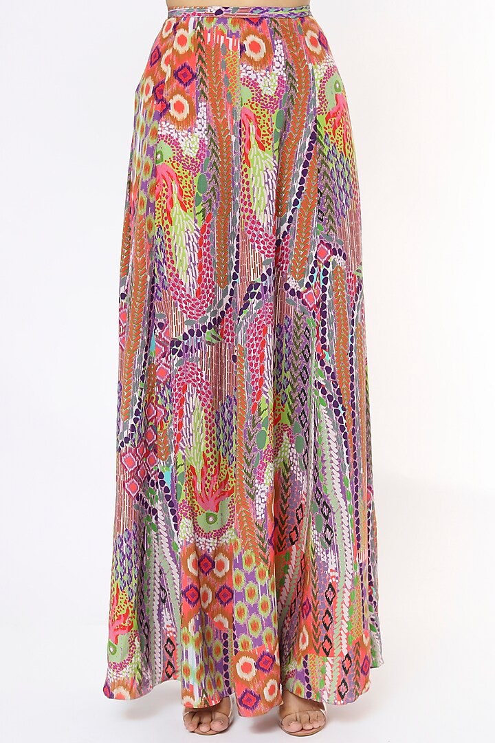 Multi-Colored Printed Skirt Set by PS Pret by Payal Singhal at Pernia's Pop Up Shop