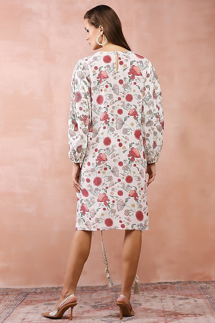 White Crepe Printed Top by PS Pret by Payal Singhal at Pernia's Pop Up Shop