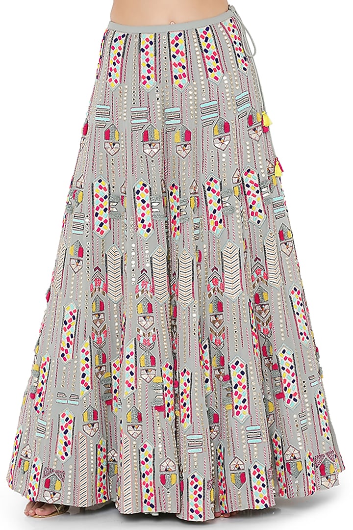 Pale Yellow Bridal Lehenga Set by Payal Singhal at Pernia's Pop Up Shop