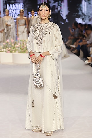 Off-White Katarwa Sharara Set by Payal Singhal