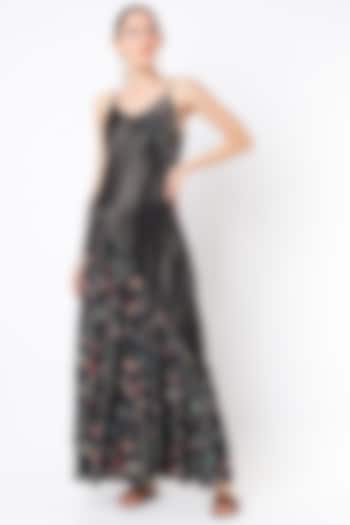 Black Forest Printed Vacation Dress by PS Pret by Payal Singhal at Pernia's Pop Up Shop