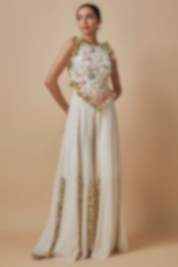 sachin and babi light blue dress Moraya Dropped Waist Maxi Dress | Chilli | Dresses main image 0
