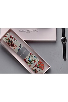 Khaki Chidiya Printed Tie by Payal Singhal Men