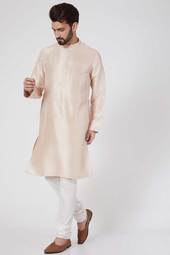 Lime Dupion Silk Bundi Jacket Set by Payal Singhal Men at Pernia's Pop Up Shop