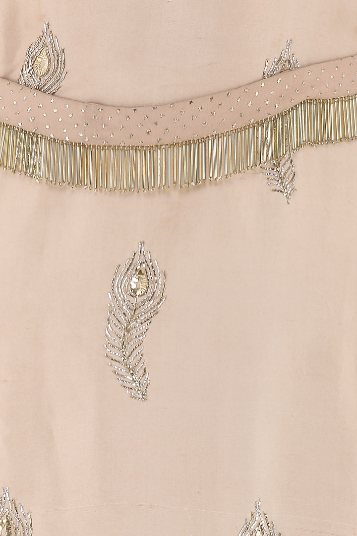 Blush pink embroidered kaftan available only at Pernia's Pop Up Shop. 2025