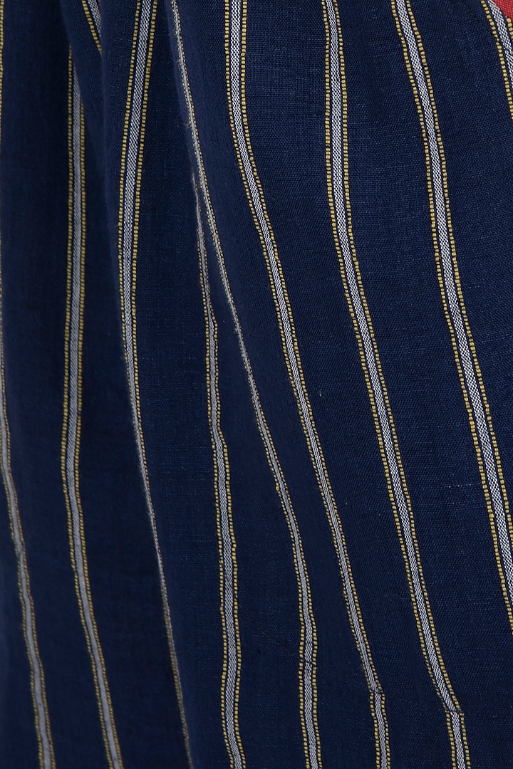 Navy striped pants available only at Pernia's Pop Up Shop.