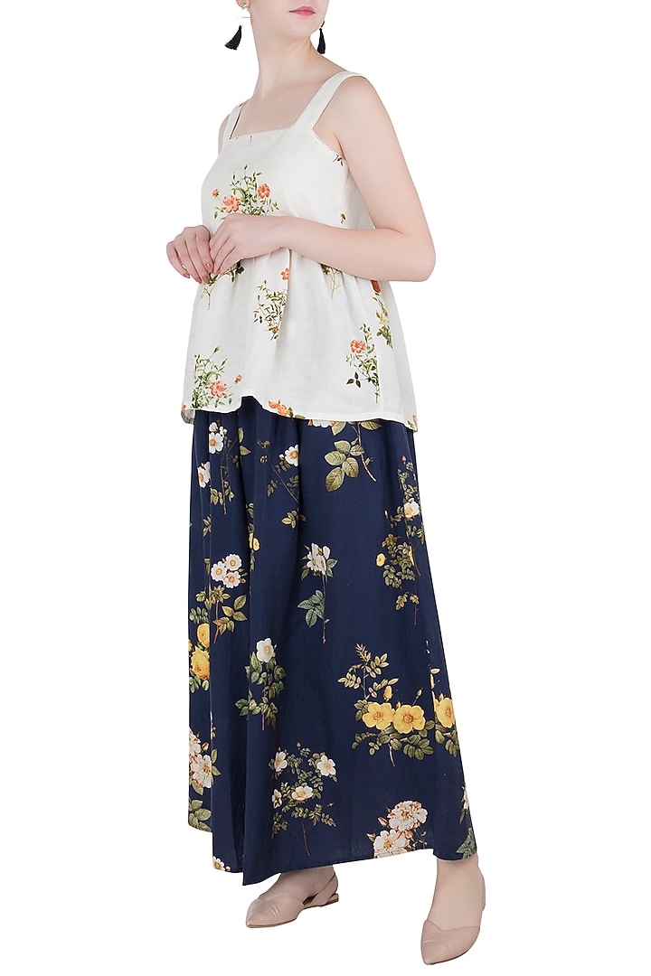 White printed camisole available only at Pernia's Pop Up Shop.