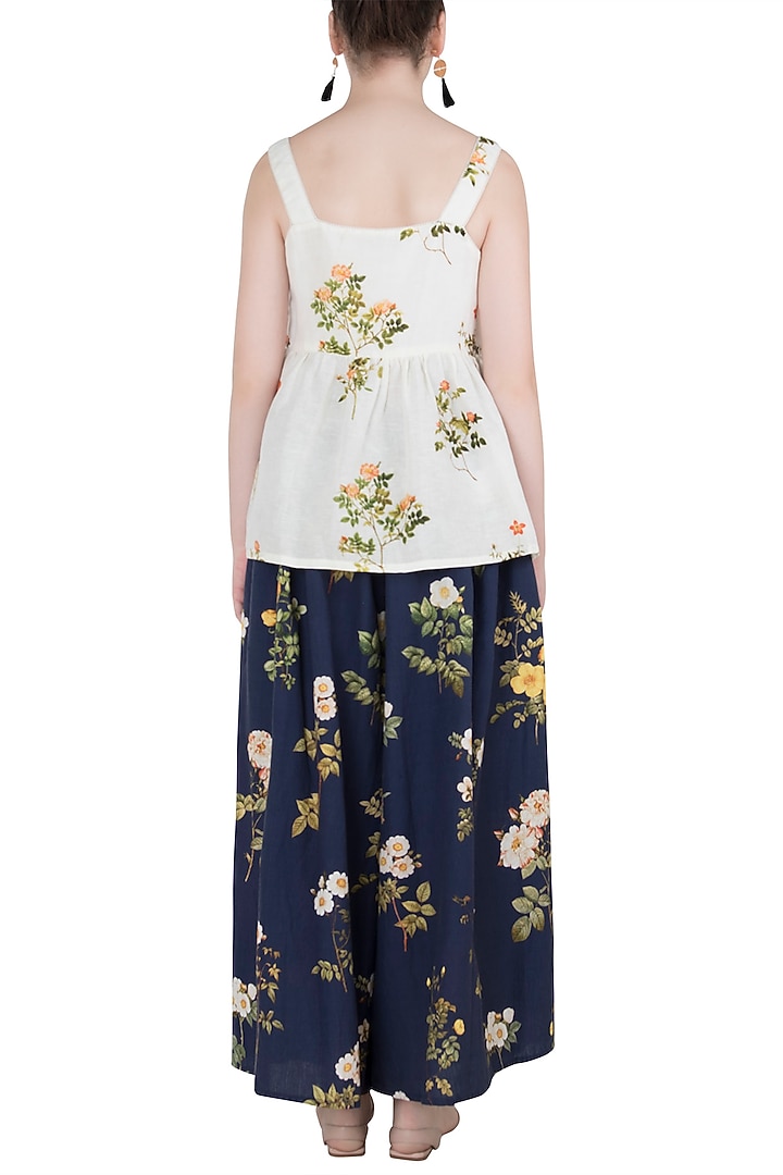 White printed camisole available only at Pernia's Pop Up Shop.