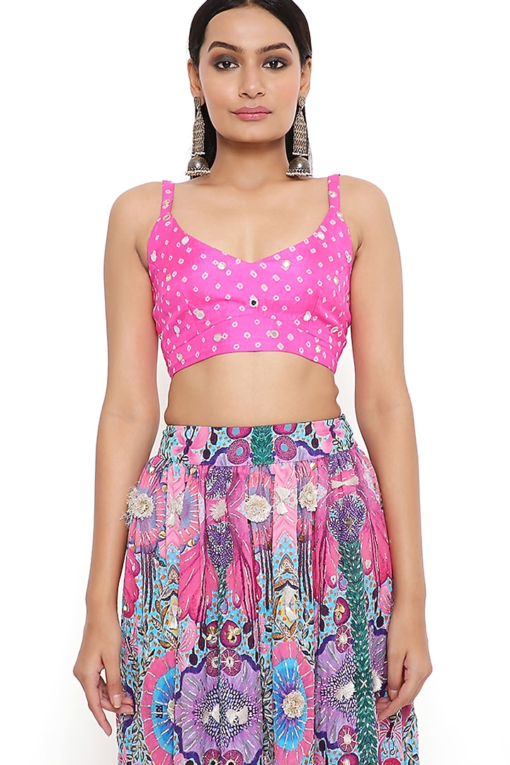 Multi-Coloured Printed Jacket Set by Payal Singhal at Pernia's Pop Up Shop