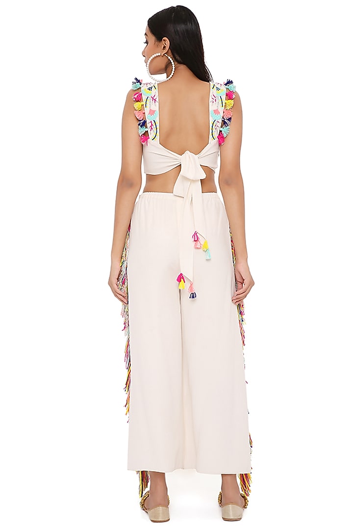 Stone Crepe Pant Set by Payal Singhal at Pernia's Pop Up Shop