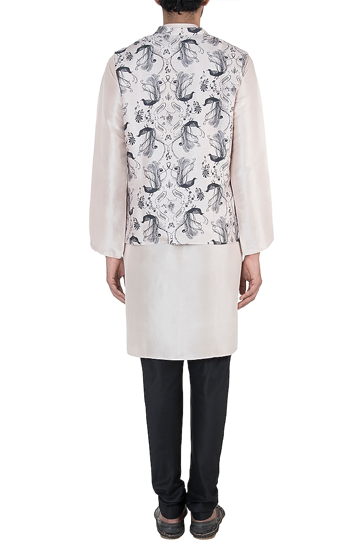 Blush printed bandi jacket available only at Pernia's Pop Up Shop.
