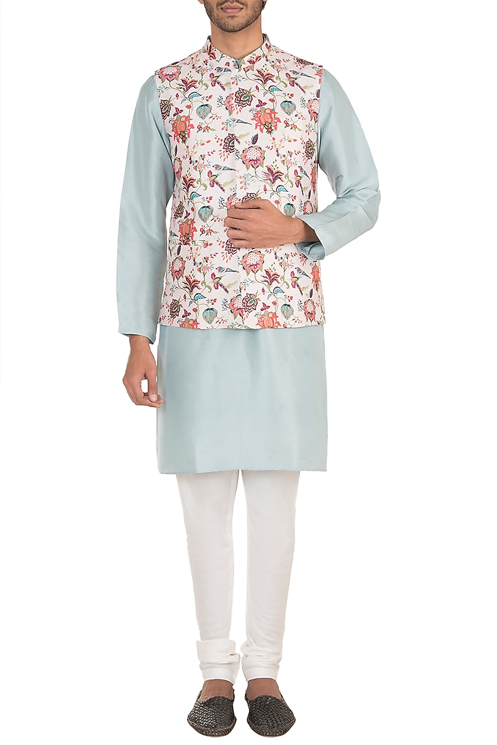 Stone printed bandi jacket available only at Pernia's Pop Up Shop.