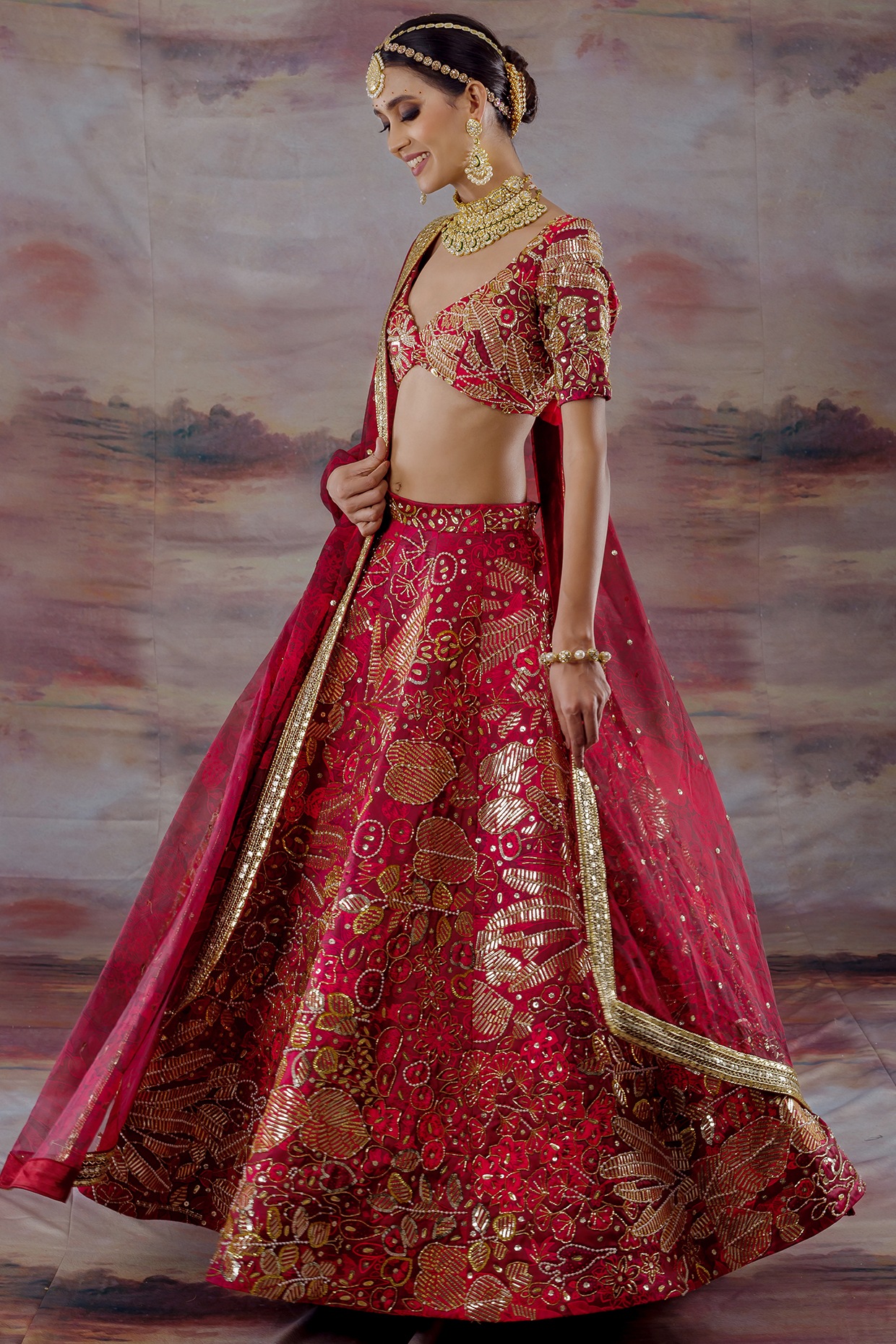 Designer Red Lehenga Choli Indian Lehenga Bridal Lehenga Choli Indian Wedding  Dress Sequins Lehenga Skirt Sabyasachi Lehenga Choli - Etsy