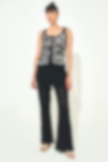 Black Knit Co-Ord Set by QALA CLOTHING at Pernia's Pop Up Shop