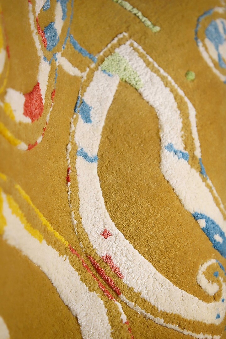 Multi-Colored Abstract Hand-Tufted Carpet by QAALEEN at Pernia's Pop Up Shop