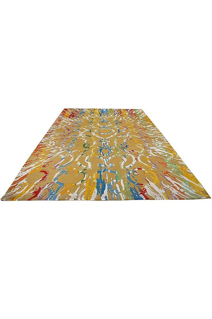 Multi-Colored Abstract Hand-Tufted Carpet by QAALEEN at Pernia's Pop Up Shop