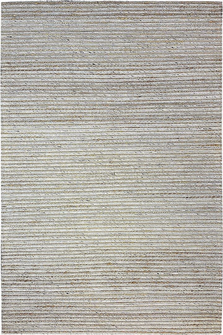 Grey Handcrafted Recycled Silk & Jute Blend Rug by QAALEEN at Pernia's Pop Up Shop