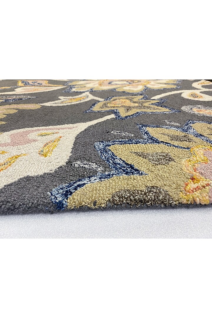 Multi-Colored Handwoven Carpet by QAALEEN at Pernia's Pop Up Shop