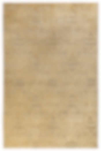 Golden Viscose Silk Hand-Woven Rug by QAALEEN at Pernia's Pop Up Shop