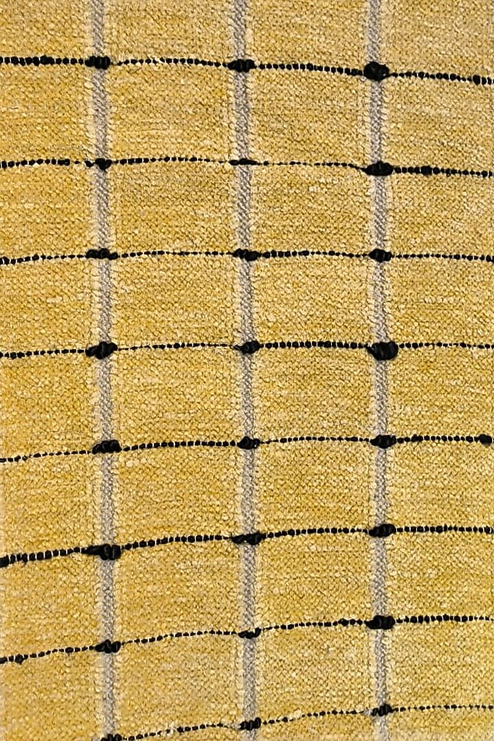 Yellow Handcrafted Carpet by QAALEEN at Pernia's Pop Up Shop