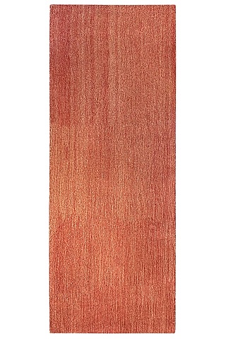 Rust Handcrafted Carpet by QAALEEN