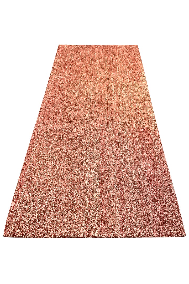 Rust Handcrafted Carpet by QAALEEN at Pernia's Pop Up Shop