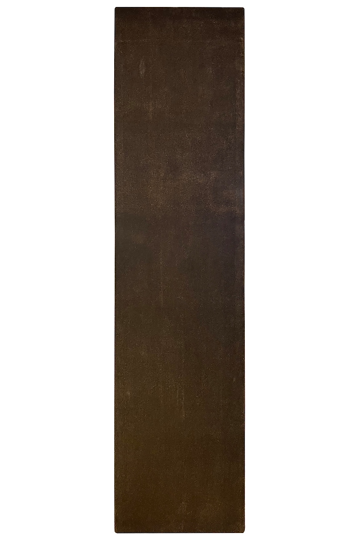 Brown Handcrafted Rug by QAALEEN at Pernia's Pop Up Shop