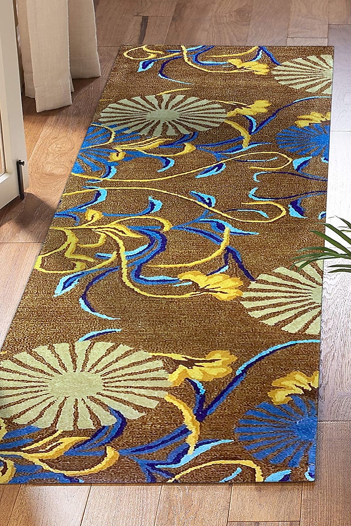 Multi-Colored Hand-Tufted Rug by QAALEEN