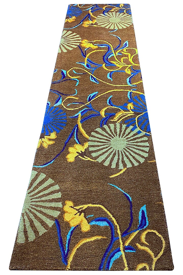 Multi-Colored Hand-Tufted Rug by QAALEEN at Pernia's Pop Up Shop