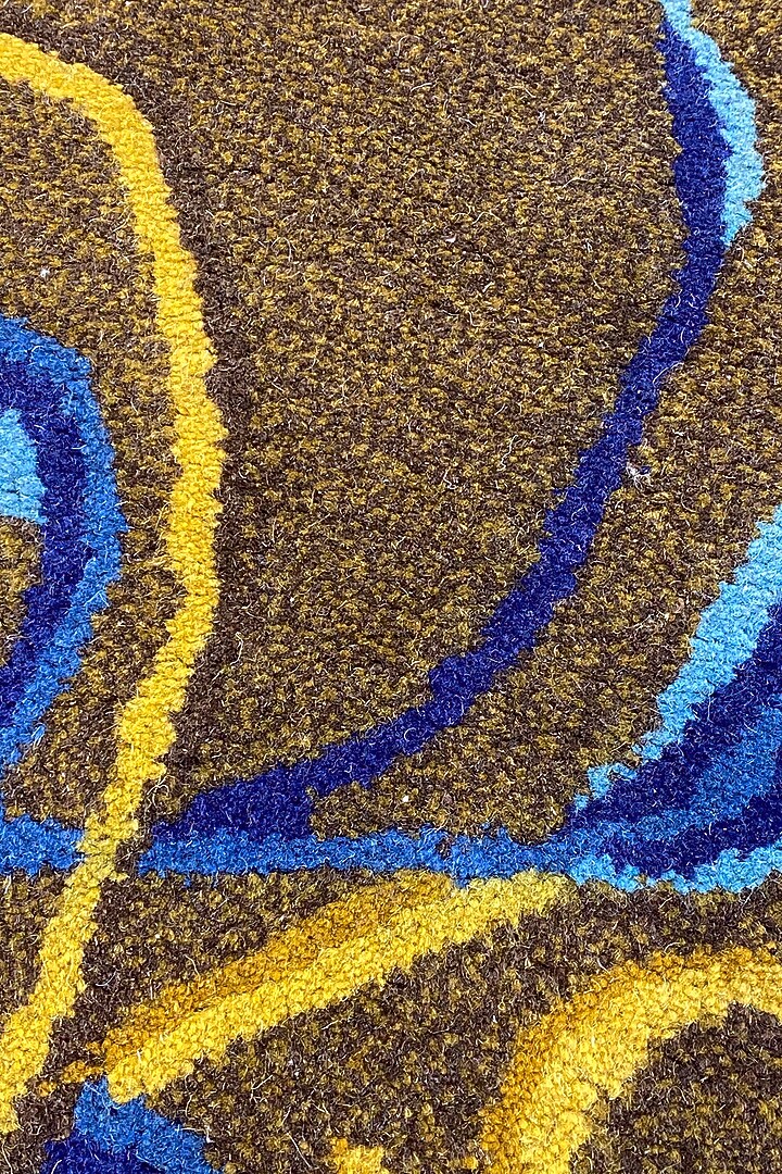 Multi-Colored Hand-Tufted Rug by QAALEEN at Pernia's Pop Up Shop