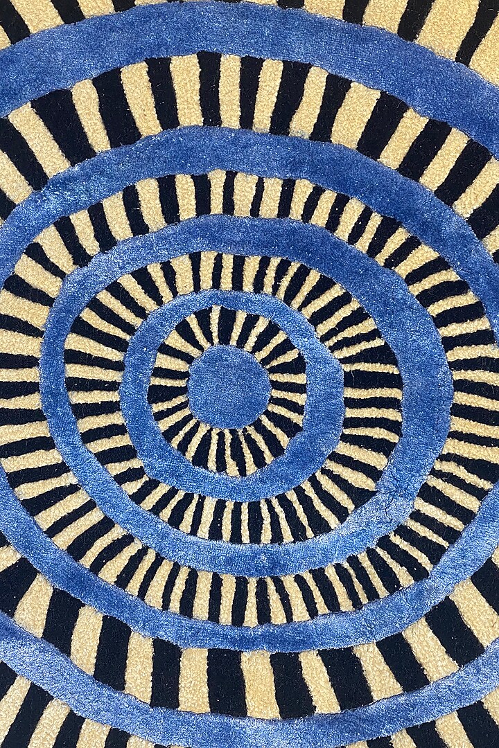 Multi-Colored Handcrafted Rug by QAALEEN at Pernia's Pop Up Shop