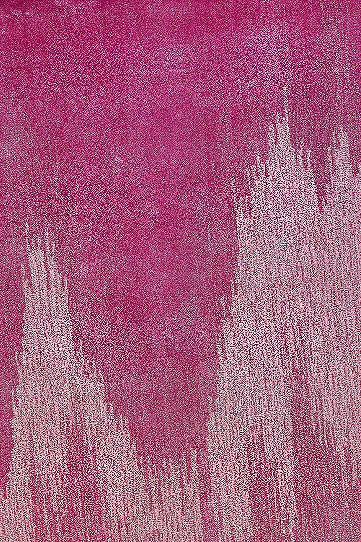 Beige & Magenta Modern Printed Carpet by QAALEEN at Pernia's Pop Up Shop