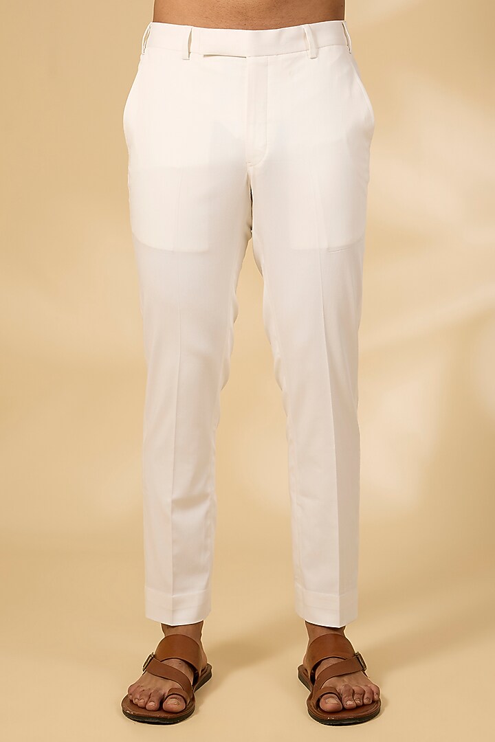 Grey Terry Rayon Embroidered Kurta Set by Qbik Men at Pernia's Pop Up Shop