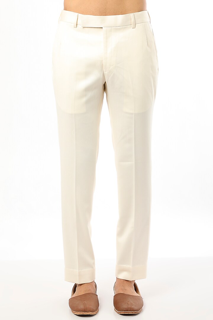 Blush Pink Viscose Wedding Bandhgala Jacket Set by Qbik Men at Pernia's Pop Up Shop