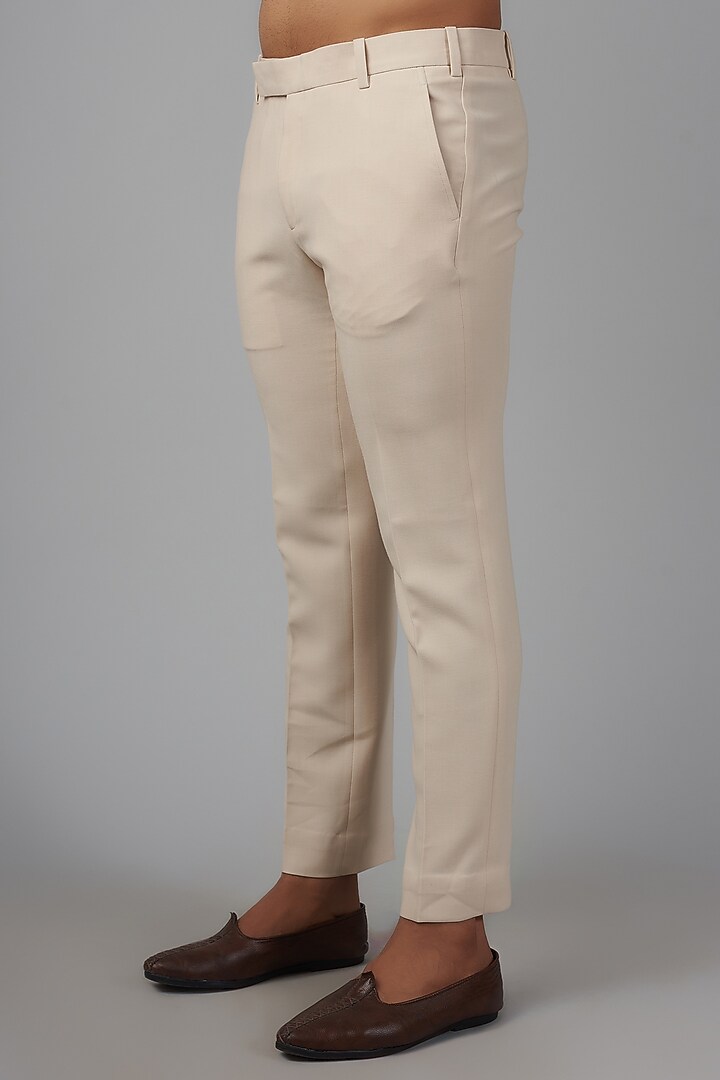 Pista Pashmina Silk Embroidered Groom Indowestern Set by Qbik Men at Pernia's Pop Up Shop