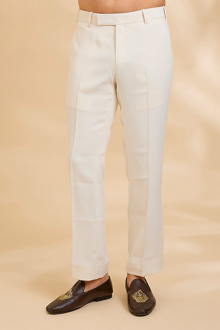 Powder Blue Silk Groom Indowestern Set by Qbik Men at Pernia's Pop Up Shop
