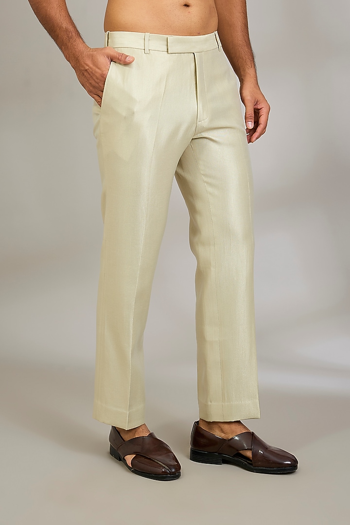 Mint Silk Groom Indowestern Set by Qbik Men at Pernia's Pop Up Shop