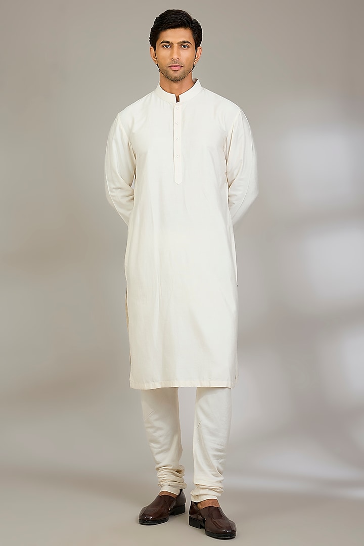 Blush Silk Groom Sherwani Set by Qbik Men at Pernia's Pop Up Shop