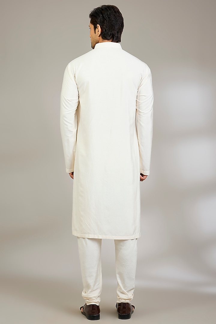 Blush Silk Groom Sherwani Set by Qbik Men at Pernia's Pop Up Shop