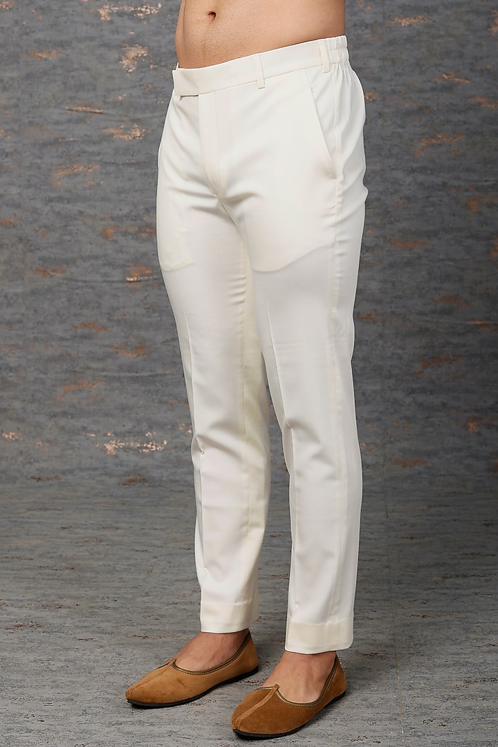 Sky Blue Embroidered Nehru Jacket With Kurta Set by Qbik Men at Pernia's Pop Up Shop