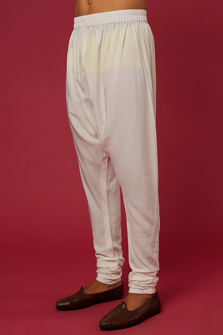 Ivory Printed Bundi Jacket With Kurta Set by Qbik Men at Pernia's Pop Up Shop