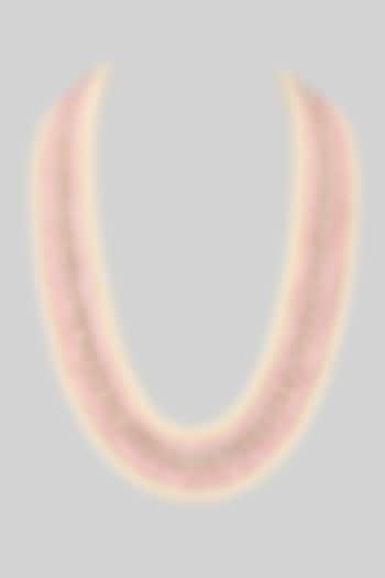 Pink & Ivory Pearl Mala by Qbik Men