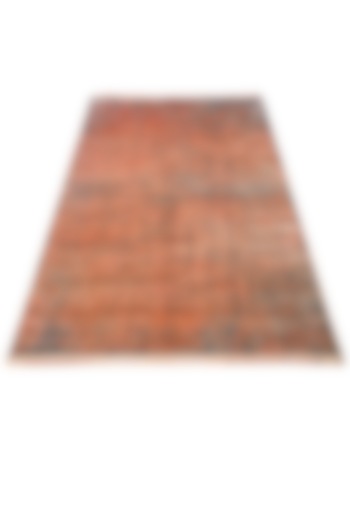 Rust & Grey Power-Loom Carpet by QAALEEN at Pernia's Pop Up Shop