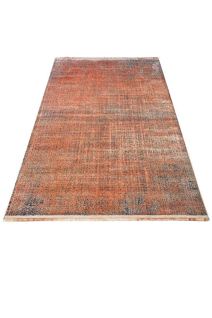 Rust & Grey Power-Loom Carpet by QAALEEN at Pernia's Pop Up Shop