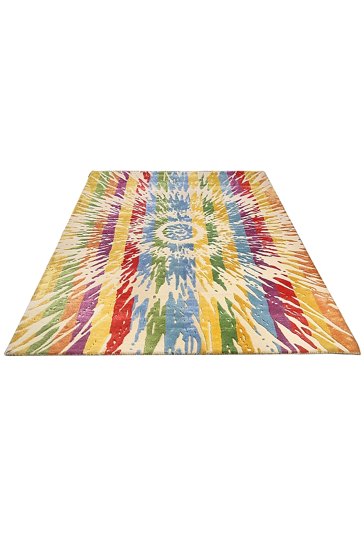 Multi-Colored Hand-Tufted Carpet by QAALEEN at Pernia's Pop Up Shop